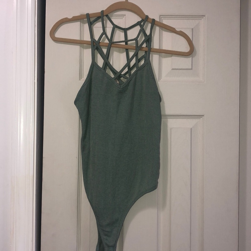 Olive bodysuit